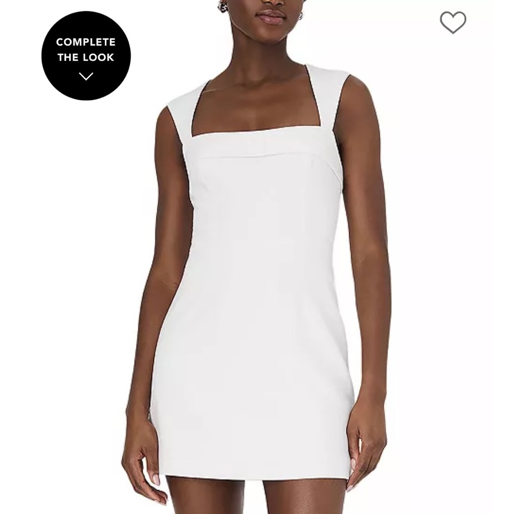 Whisper Square Neck Mini Dress - image 1